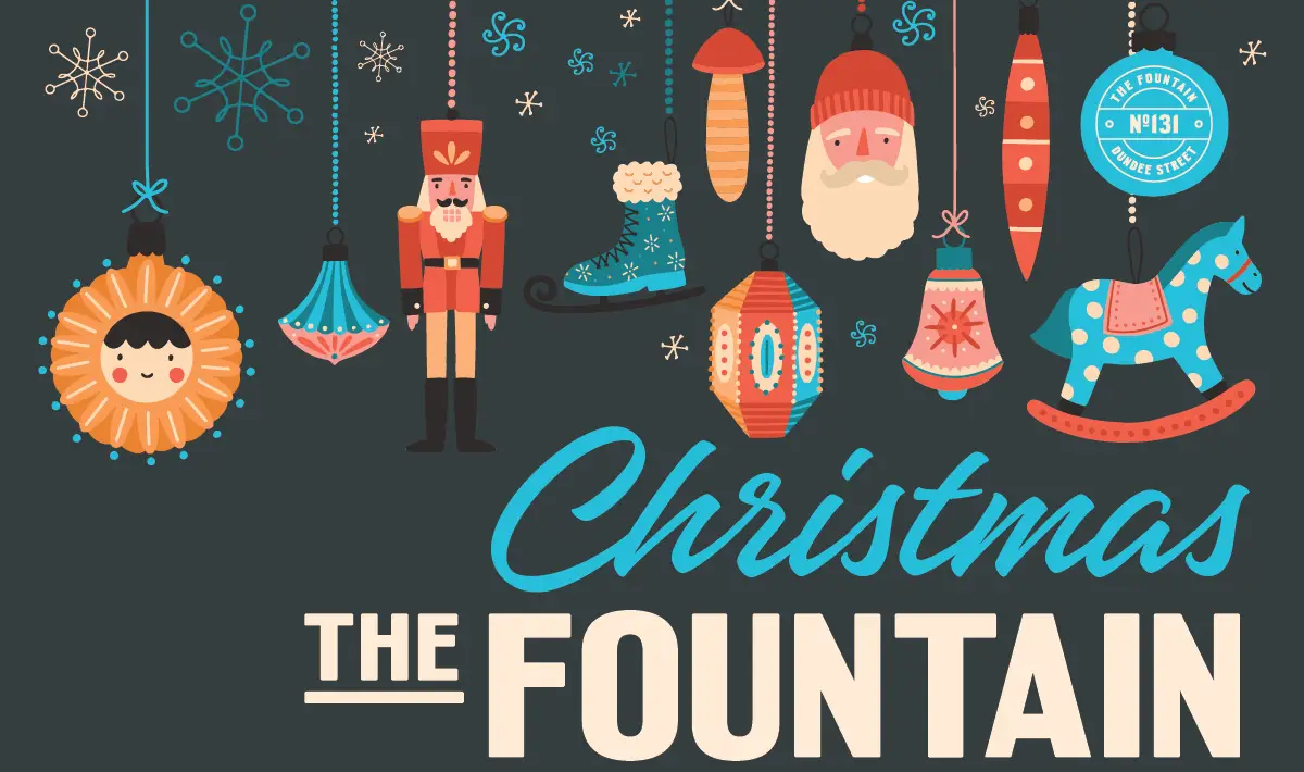 christmas at the fountain